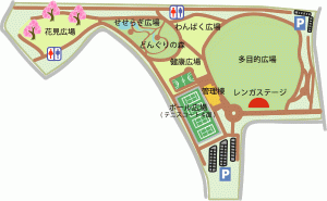 美薗中央公園園内マップ